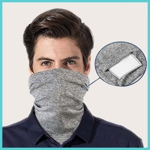 Filtered Mask Gaiter Scarf Bandana